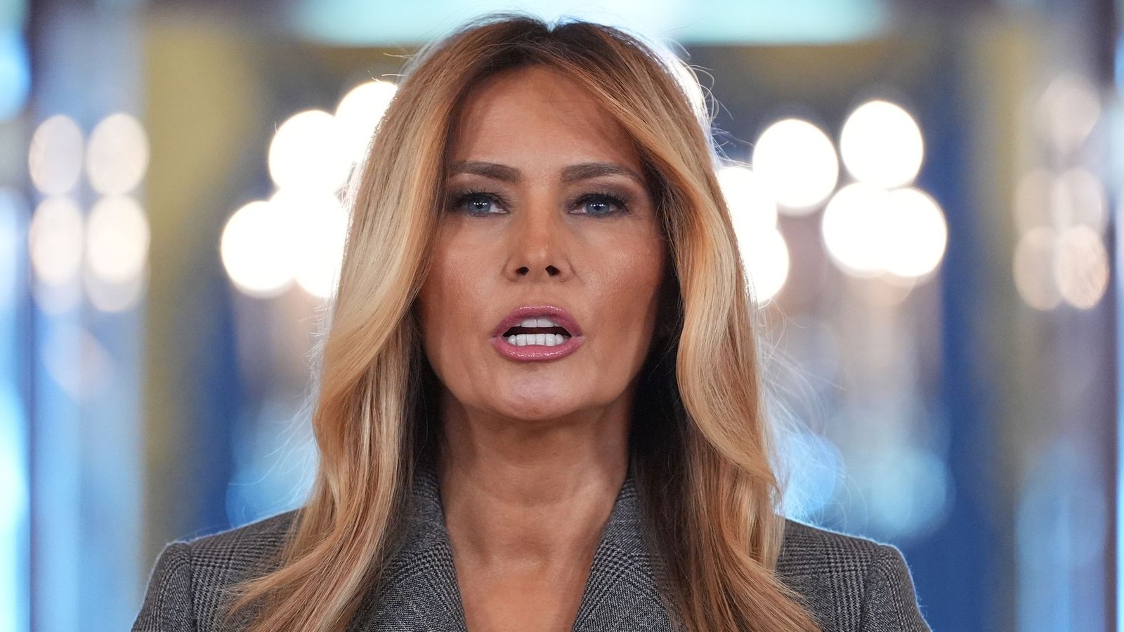 Melania Trump says claims linking her to Epstein ‘need to stop’ in rare White House address
